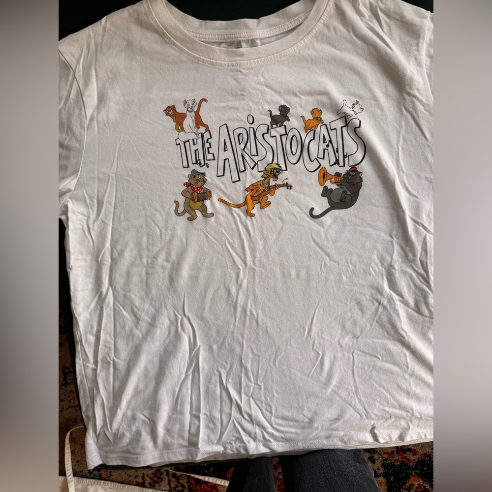 The Aristocats Graphic Tee - White